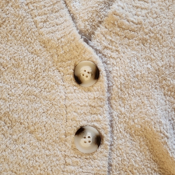 BB Dakota by Steve Madden Cropped Cardigan. Women Sz Small. Floral Texture. - Picture 9 of 12